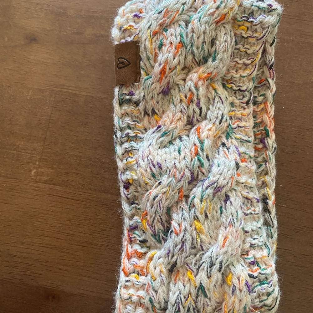 Multicolor Knit Headband